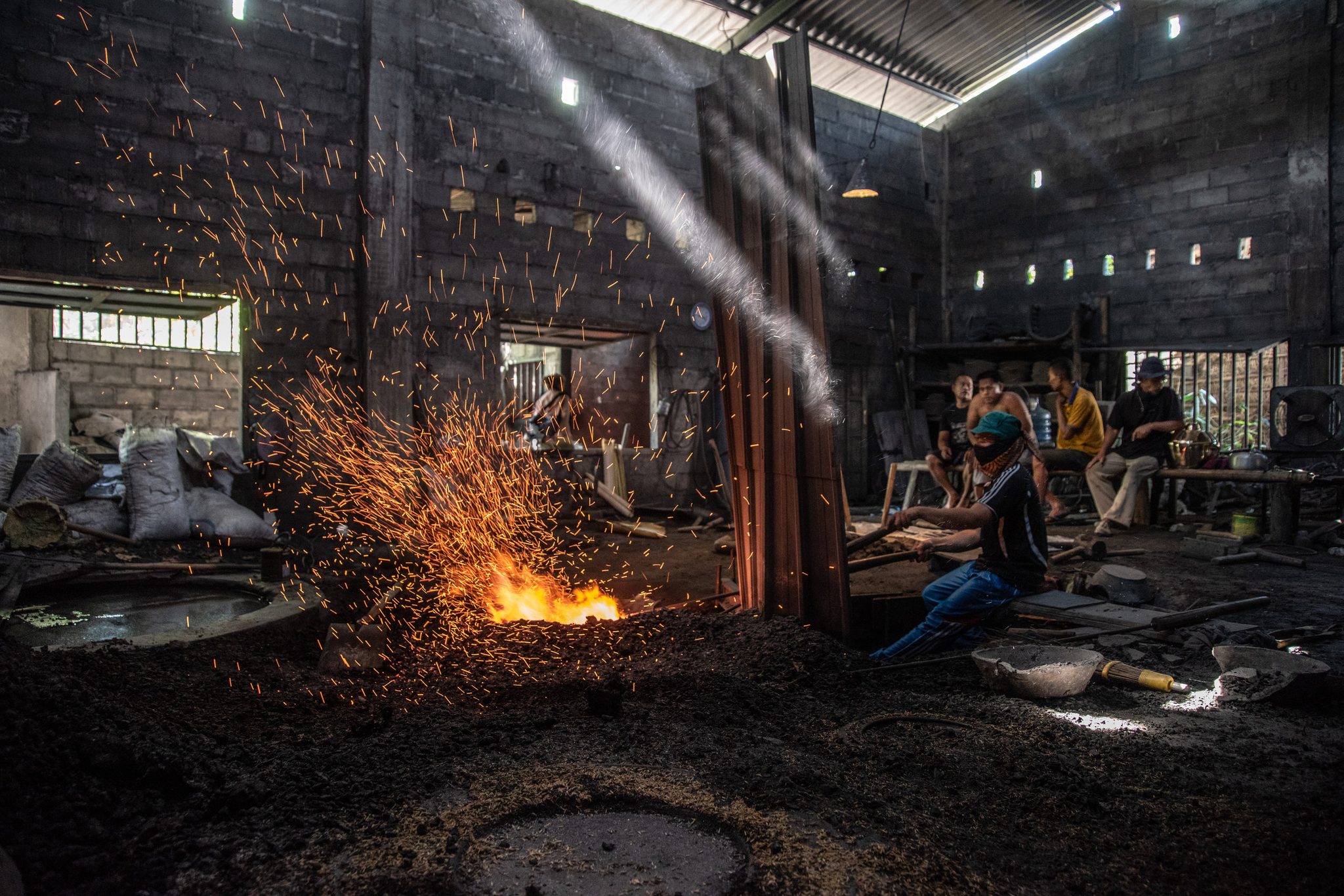 Gamelan makers in Yogyakarta