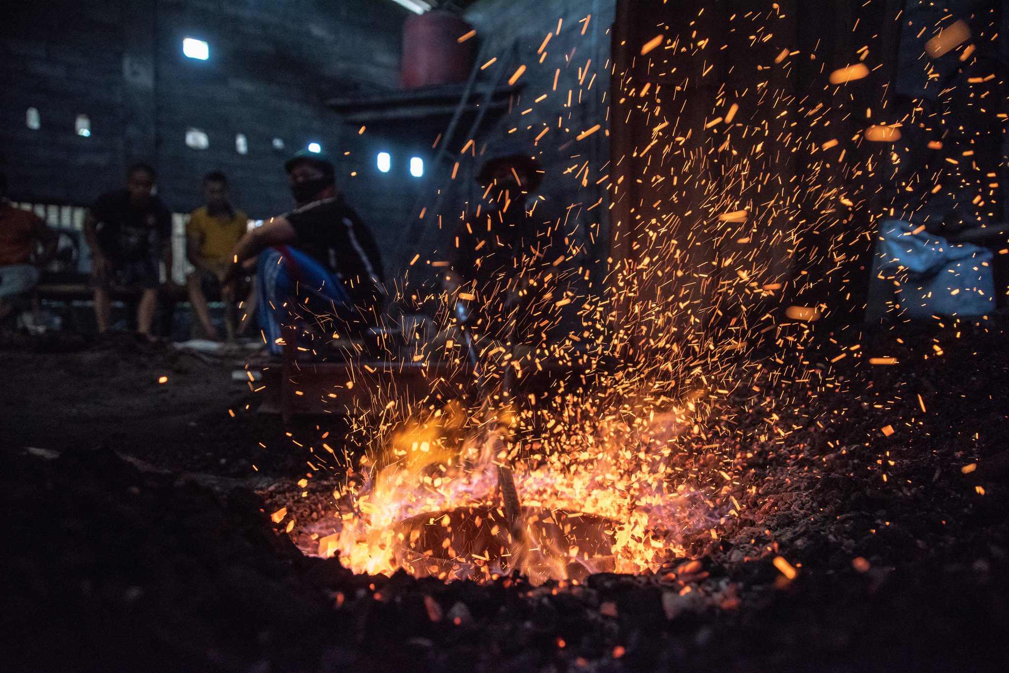 Gong being forged in fire